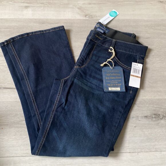 Democracy Kathryn Ab Solution Itty Bitty Bootcut Jean Indigo Stitch Fix Nwt - Picture 5 of 9